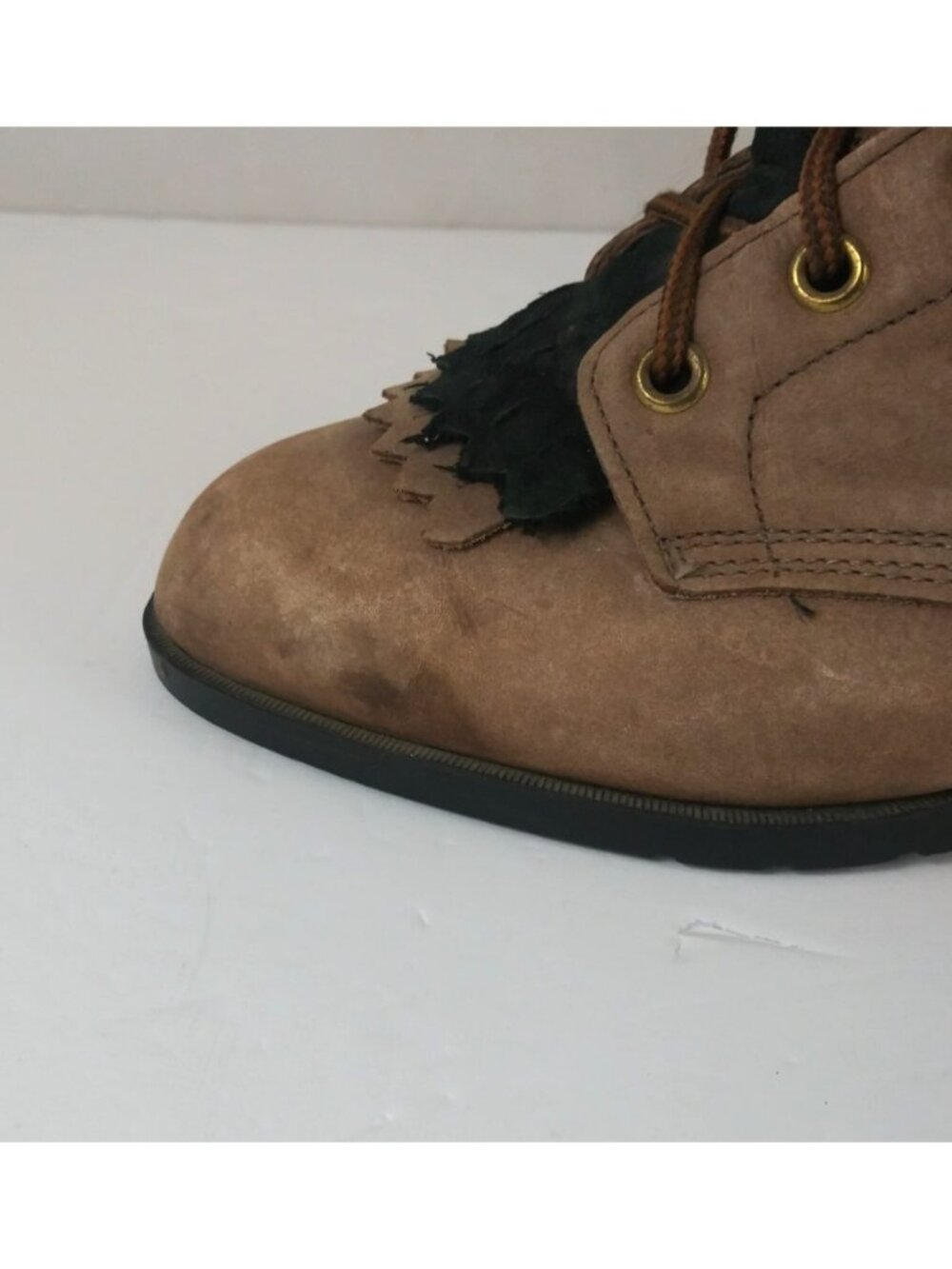 Loredo Western Boots Women's Brown Leather Ankle Boots Size 6M - Picture 11 of 12